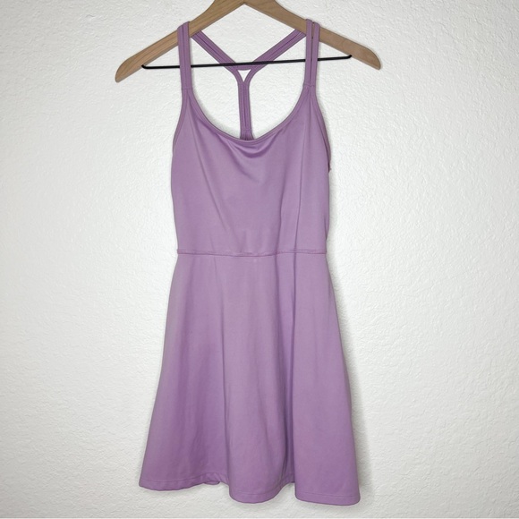 Madewell Flex Cutout Fitness Dress Lavender Purple size Small Tennis - Picture 4 of 10